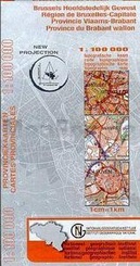 Topografische kaart Vlaams Brabant - wegenkaart provincie Vlaams Brabant - België | NGI