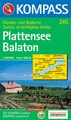 Wandelkaart 245 Plattensee - Balaton Meer | Kompass