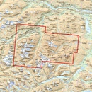 Wandelkaart Hoyfjellskart Jotunheimen: Galdhøpiggen - Glittertinden | Calazo