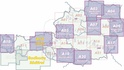 Fietskaart Radkarte Karinthië - Kärnten West A19 | Bikeline