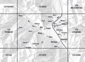 Wandelkaart 1155 Sargans  | topografische kaart Bundesamt 25.000 