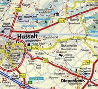 Wegenkaart landkaart Ardennen | De Rouck Geocart