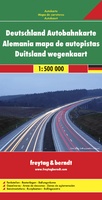 Wegenkaart  -Deutschland Autobahnkarte Duitsland | Freytag & Berndt