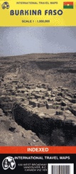 Wegenkaart - landkaart  Burkina Faso | ITMB