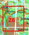Wandelkaart Z6 Storlien - Ljungdalen Fjällkarta Topografische kaart Zweden | Lantmateriet