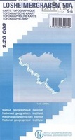 Topografische kaart Belgie NGI 50a / 5-6 Losheimergraben (1:20.000) - wandelkaart