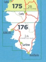 Wegenkaart - Landkaart 176 fietskaart Ajaccio - Bonifacio - Sartene - Corse du Sud - Corsica | IGN