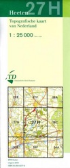 Topografische kaart / Wandelkaart 27H Heeten