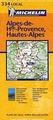 Wegenkaart - landkaart - autokaart 334 Alpes de Haute Provence - Hautes Alpes (Franse Alpen) | Michelin Local