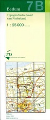 Topografische kaart / Wandelkaart 7B Bedum
