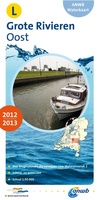 Waterkaart - Vaarkaart Grote Rivieren Oost L 2012 - 2013 | ANWB
