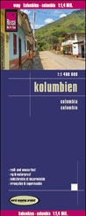 Landkaart - wegenkaart Colombia - Kolumbien | Reise Know How