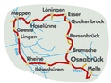 Fietsgids Hase-Ems-Tour | Bikeline