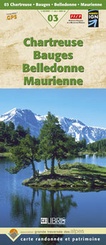 Wandelkaart 03 Chartreuse - Bauges - Belledonne - Maurienne | Libris
