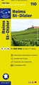 Wegenkaart - Landkaart 110 fietskaart Reims - St. Dizier | IGN