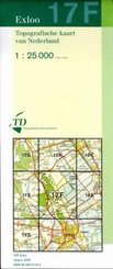 Topografische kaart / Wandelkaart 17F Exloo