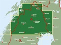 Wegenkaart - landkaart 06 Schweden Lapland - Kiruna ( Zweden )| Freytag und Berndt