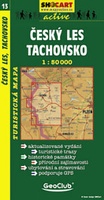 Shocart 13 ČESKÝ LES, TACHOVSKO - Oberpfälzer Wald - Tachau   / Wandelkaart Tsjechie