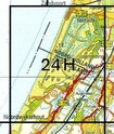 Topografische kaart / Wandelkaart 24H Noordwijkerhout