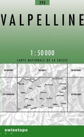 293 Valpelline - Topografische kaart Zwitserland wandelkaart | Bundesamt