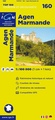 Wegenkaart - Landkaart 160 fietskaart Marmande - Agen - Périgord | IGN