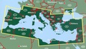 Landkaart - wegenkaart Mediterranean Cruises - Cruises Middellandse Zee | Freytag Berndt