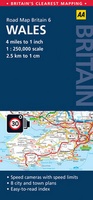 06 Wegenkaart - Road Map Britain 6 Wales | AA Publishing