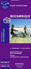 Wegenkaart - landkaart Mozambique | IGN - Institut Géographique National