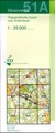 Topografische kaart - wandelkaart 51A Oisterwijk