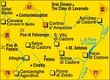 Wandelkaart 55 Cortina d'Ampezzo | Kompass