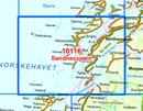 Wandelkaart - Topografische kaart 10116 Norge Serien Sandnessjøen | Nordeca
