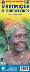 Landkaart - wegenkaart Martinique & Guadeloupe | ITMB