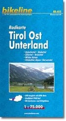 Fietskaart Radkarte Tirol-Ost - Tiroler Unterland A12 | Bikeline