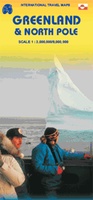 Landkaart - wegenkaart Groenland en Noordpool - Greenland & North Pole | ITMB