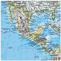 Wereldkaart (code 83) modern, politiek, papieren versie, 176 x 122 cm | National Geographic wandkaart