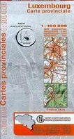 Topografische kaart Luxemburg - wegenkaart provincie Luxemburg - België | NGI
