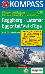 Wandelkaart 630 Regglberg-Latemar-Eggental | Kompass