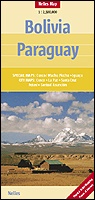 Landkaart - wegenkaart Bolivia - Paraguay | Nelles maps