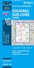 wandelkaart 2736 E - 2736E Solignac-sur-Loire, Cayres topografische kaart  | IGN Bleue