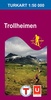 Wandelkaart 2611 Trollheimen , topografische kaart - turkart Noorwegen | Statens - Ugland IT