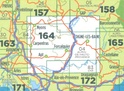 Wegenkaart - Landkaart 164 fietskaart Carpentras - Digne les Bains - Drome | IGN