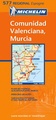 577 Landkaart - wegenkaart Comunidad Valenciana - Murcia - Alicante - Benidorm | Michelin