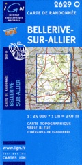 Wandelkaart 2629 O - 2629O Bellerive-sur-Allier Topografische kaart | IGN Institut Geographique National