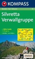 Wandelkaart 41 Silvretta-Verwallgruppe | Kompass