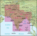 Landkaart - wegenkaart Indian Subcontinent - India-Nepal-Sri Lanka | Nelles maps