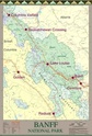 Wegenkaart  - Lankaart Banff National Park Map and Guide in one | Gem Trek