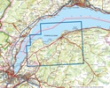 wandelkaart 3428ET - 3428 ET Thonon, Evian, Douvaine , topografische kaart Franse Alpen | IGN