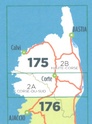Wegenkaart - Landkaart 175 fietskaart Bastia - Corte - Calvi - Corse du Nord  - Corsica | IGN