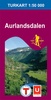 Wandelkaart 2565 Aurlandsdalen - Ulvik, topografische kaart - turkart Noorwegen | Statens - Ugland IT