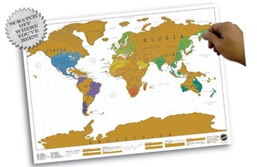 Scratch Map - Kraskaart: je persoonlijke wereldkaart!| NU € 16,95  | Luckies